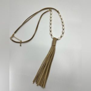 Jewelry Special! ⭐️✨ Beaded and Gold Shimmer Long Necklace